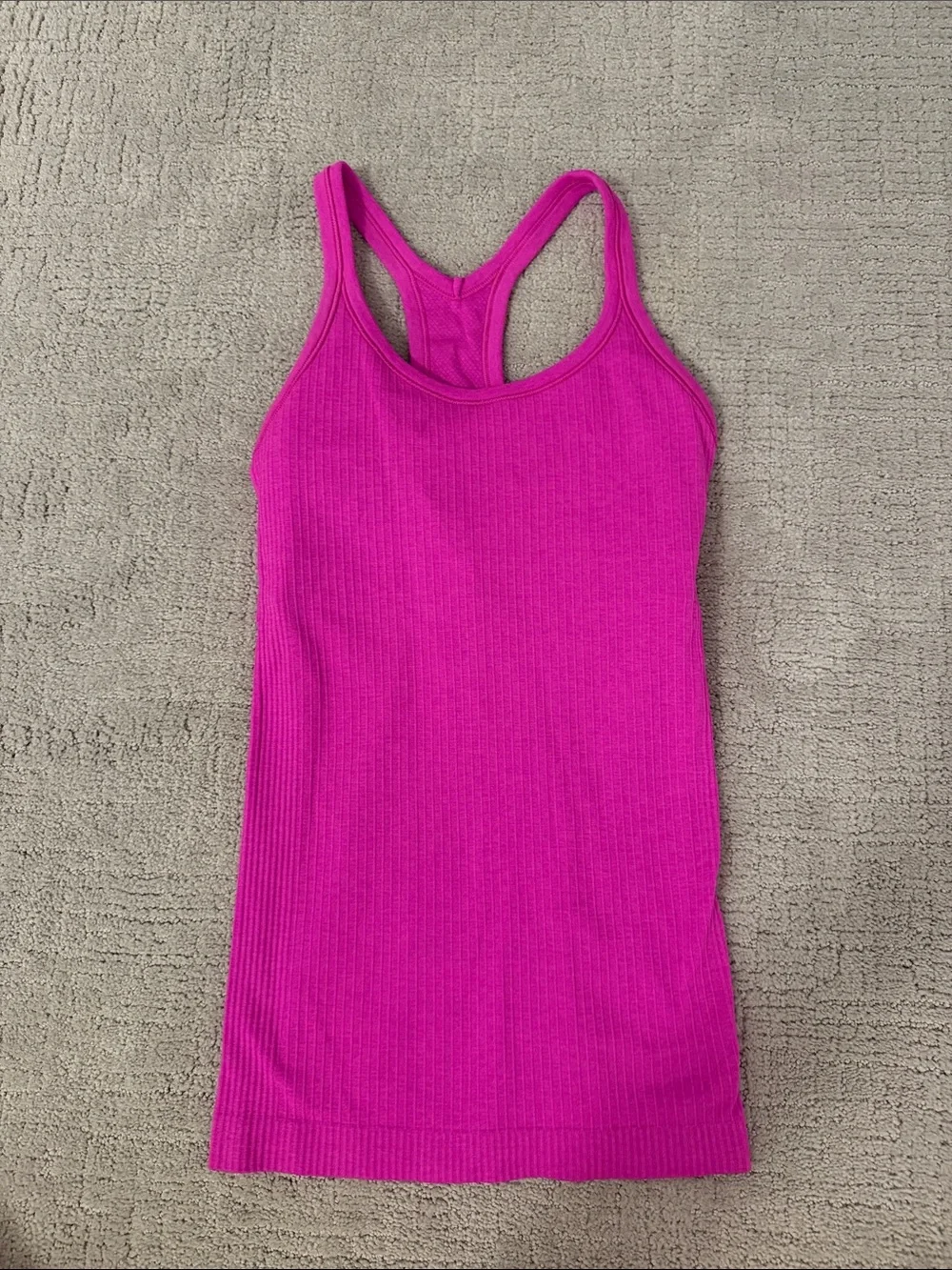 lululemon athletica Ribbed Racerback Tank - Bright Fuchsia